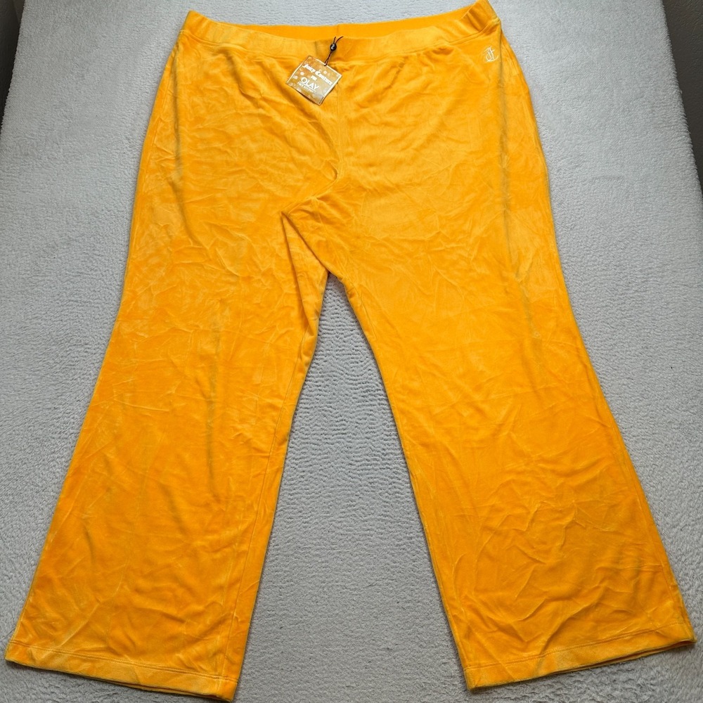 Juicy Couture by Olay Tracksuit Pants Orange Size 4X Womens..